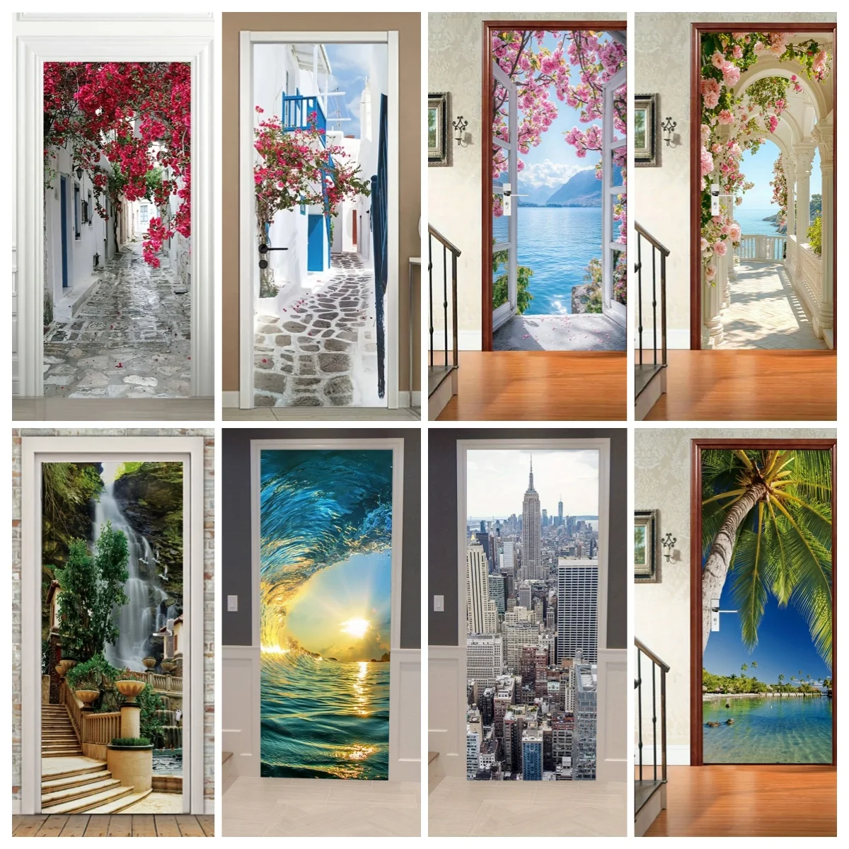 Home Textiles Meaning - 40*120 cm Paesaggio Arte Murale Autoadesiva
