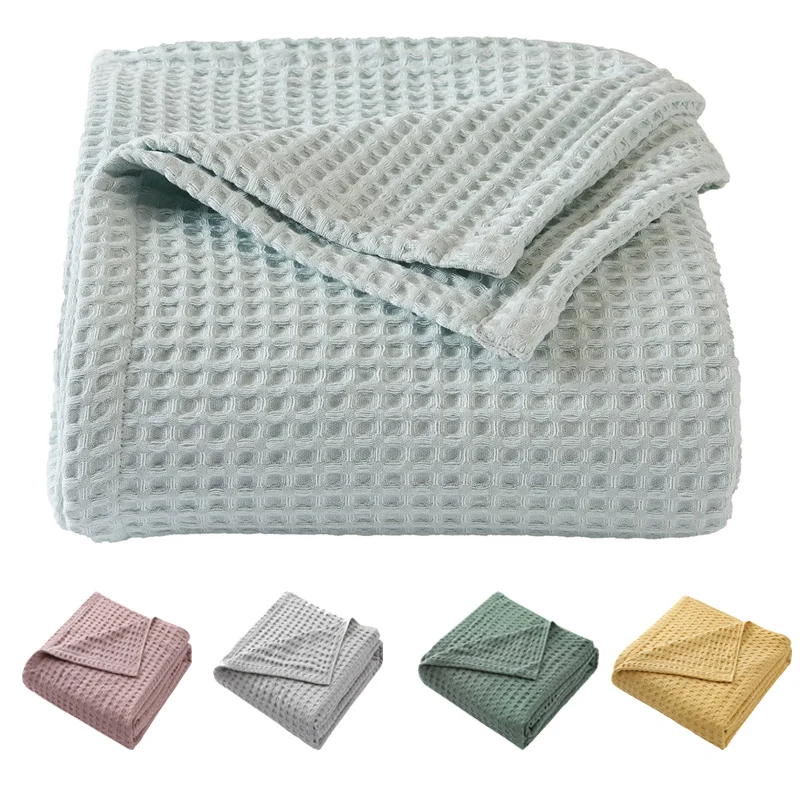 Wool Blanket Herringbone - Coperta termica in puro cotone premium