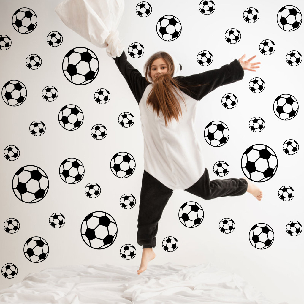 Home Textiles Meaning - 43 pezzi adesivi murali calcio per