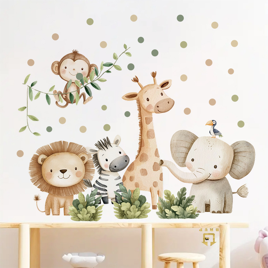 Boho Forest Animals Adesivi mu - Home Textiles Meaning recensione e prezzo