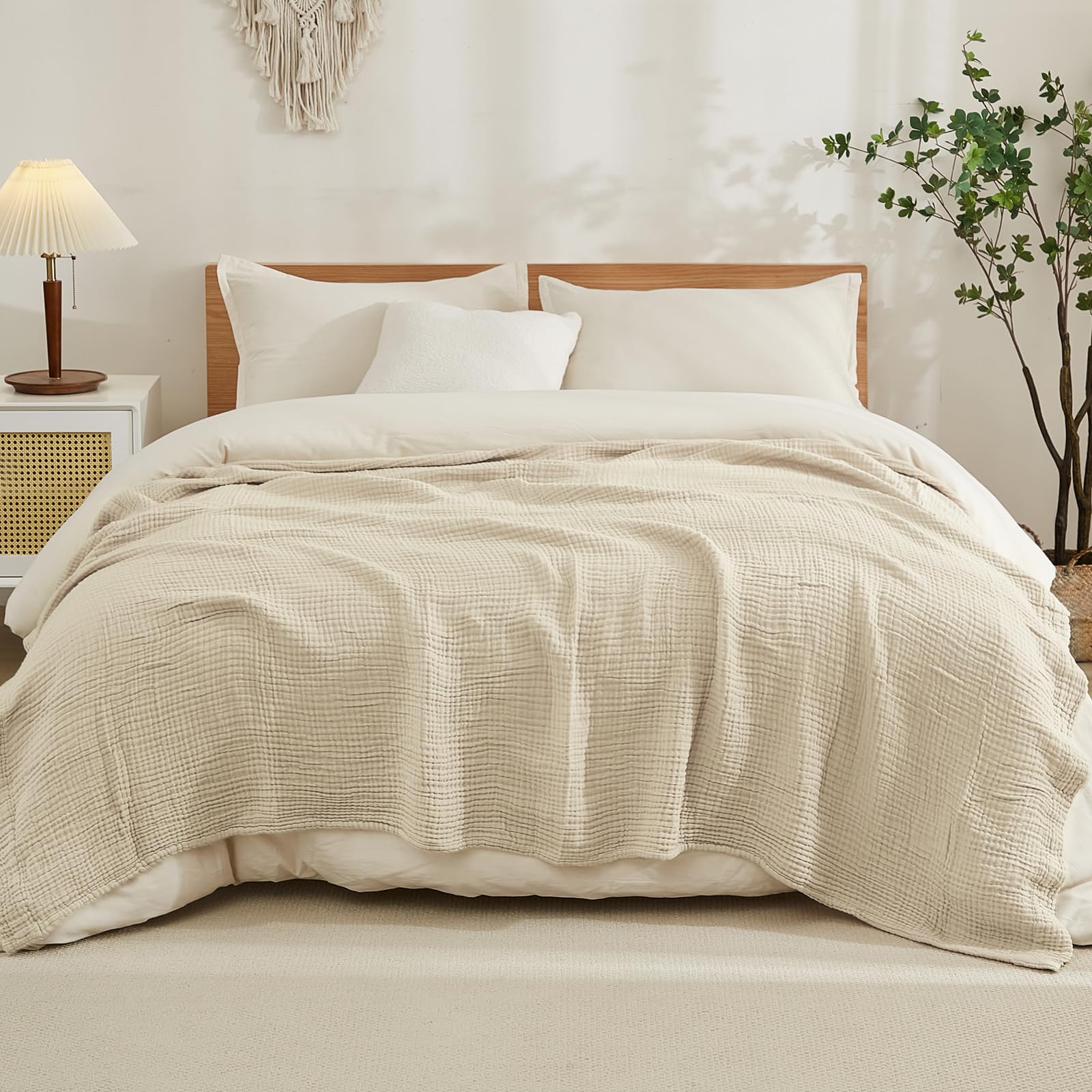 Coperta in cotone 100% per let - Wool Blanket Herringbone recensione e prezzo