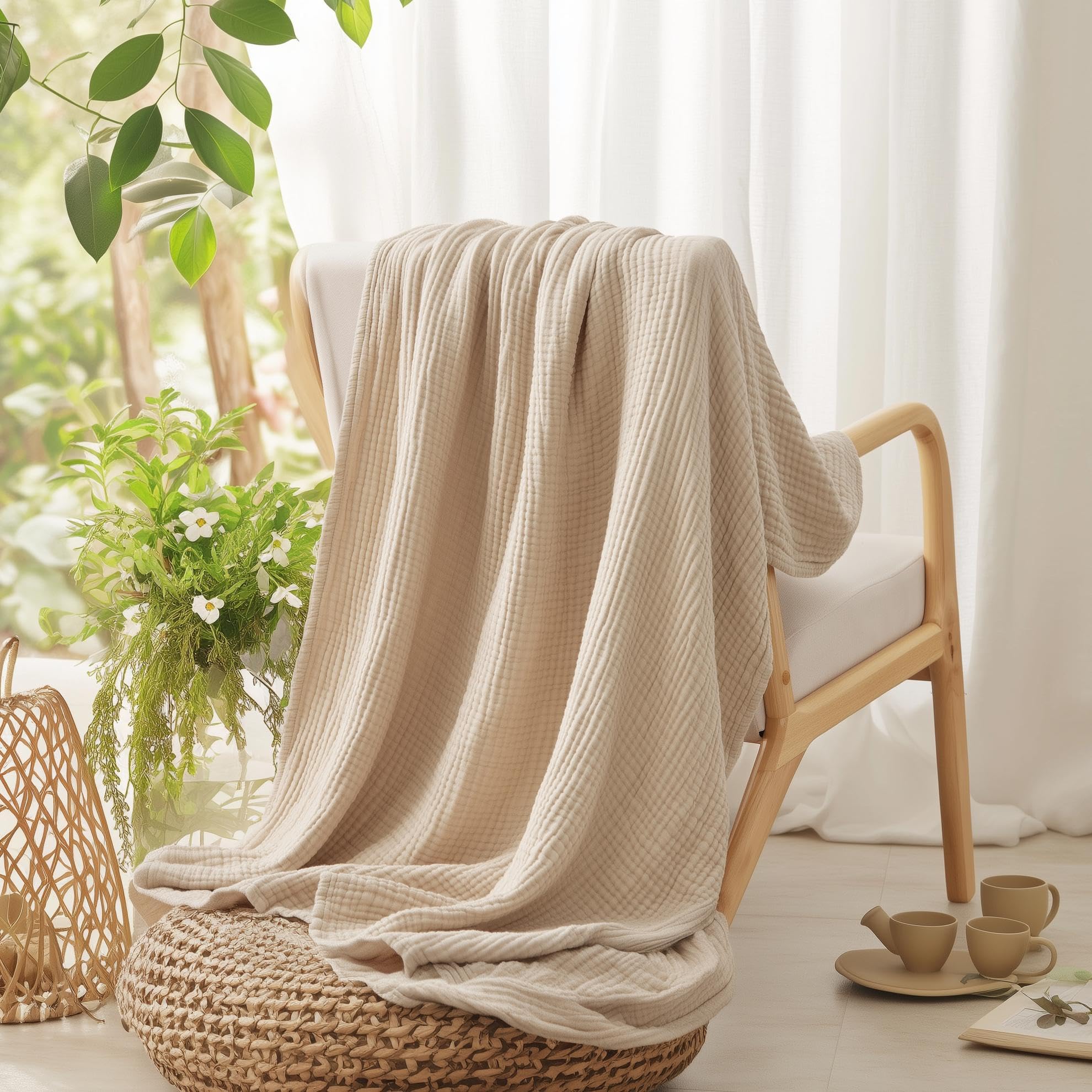 Coperta in cotone 100% per let - Wool Blanket Herringbone recensione e prezzo