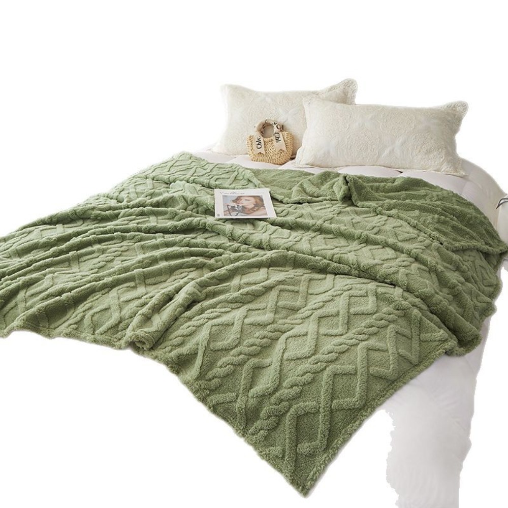 Nuova Coperta Jacquard a Rombi - Wool Blanket Herringbone recensione e prezzo