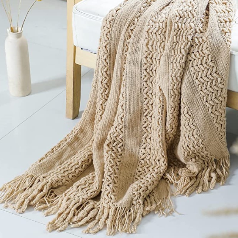 Coperta Nordica all'Uncinetto  - Wool Blanket Herringbone recensione e prezzo