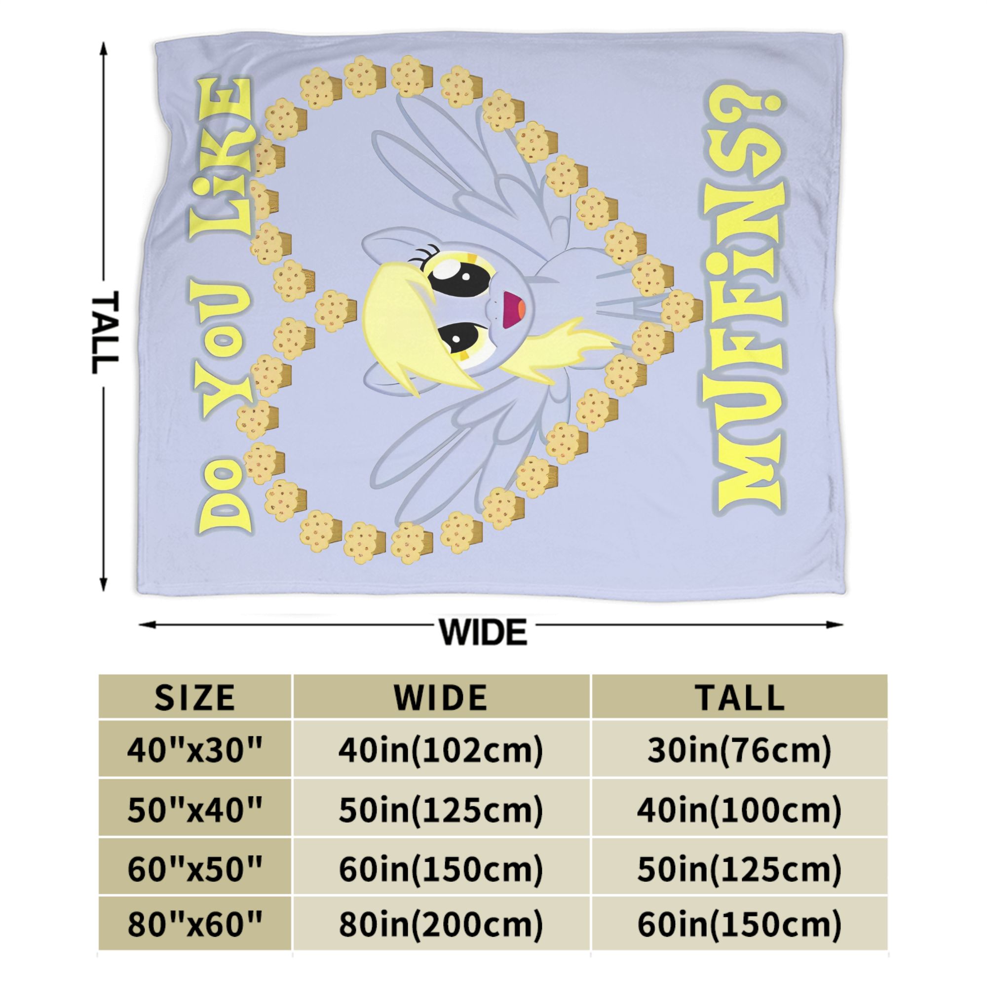 Coperta in pile Derpy Hooves p - Home Textiles Blanket recensione e prezzo