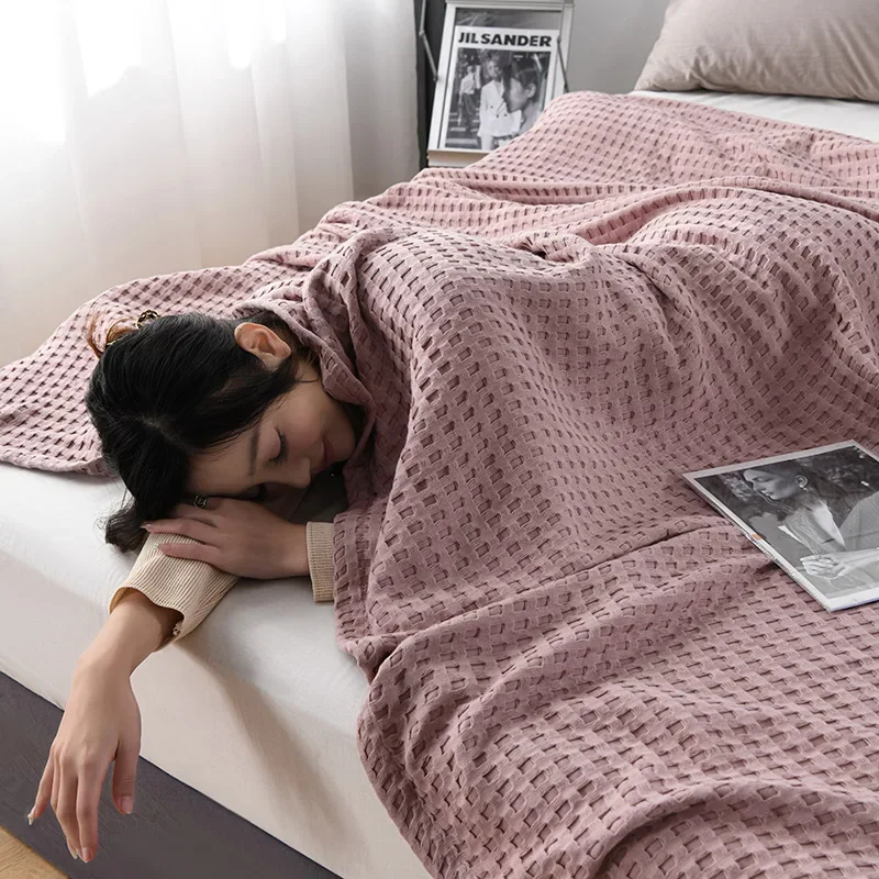 Coperta da letto estiva in cot - Wool Blanket Herringbone recensione e prezzo